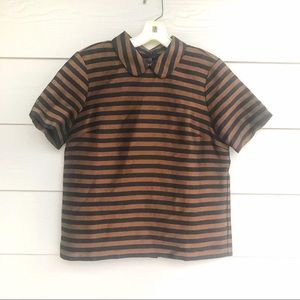 Madewell Stripe Blouse Top S